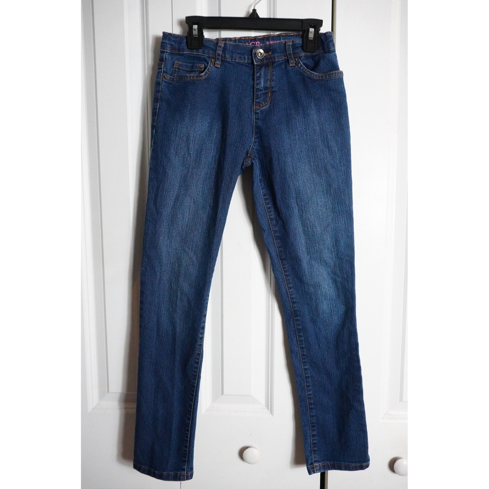 The Childrens Place Super Skinny Jeans Size 12 Adjustable Waist Medium Wash Blue